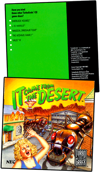  It Came From the Desert (Manual back & front) 